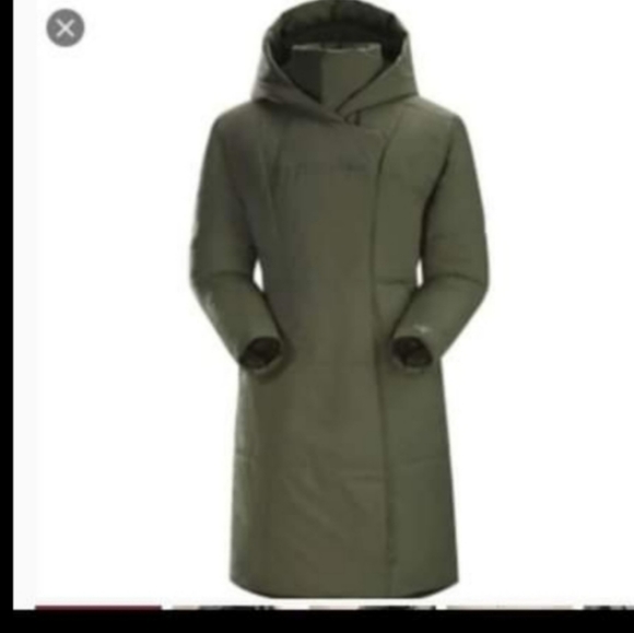 Arc'teryx outdoor navy green patera parka small wind rain and snow proof - Picture 1 of 14